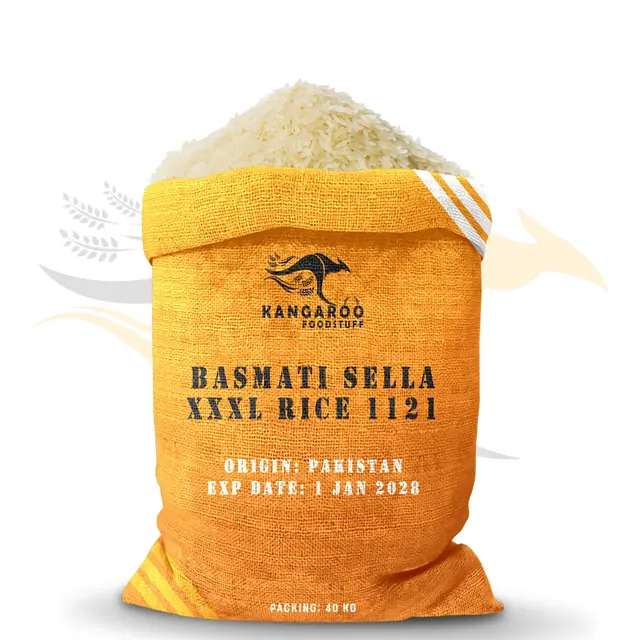 Kangaroo Foodstuff basmati sella rice